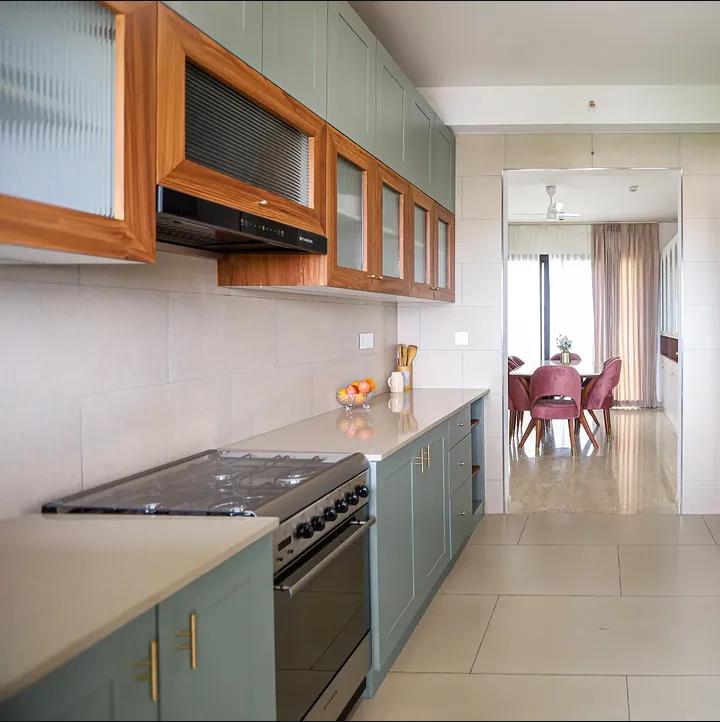 Sage & Oak Galley Kitchen
