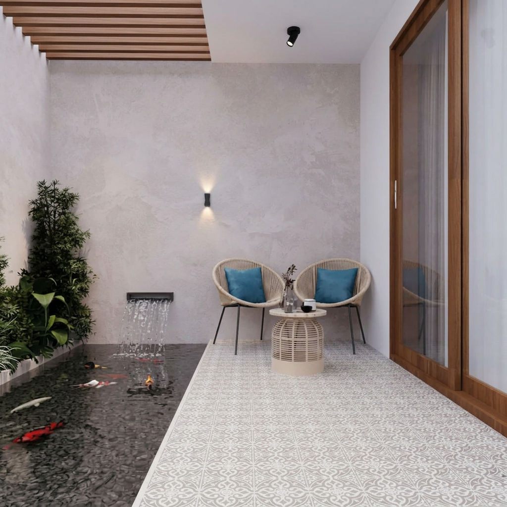 Koi Pond Courtyard