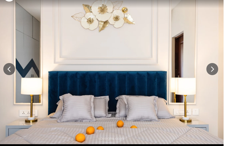 Sapphire Velvet Master Bedroom