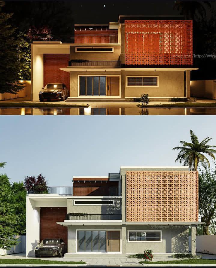 Contemporary Villa Facade